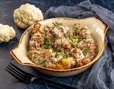 Tahini Roasted Cauliflower